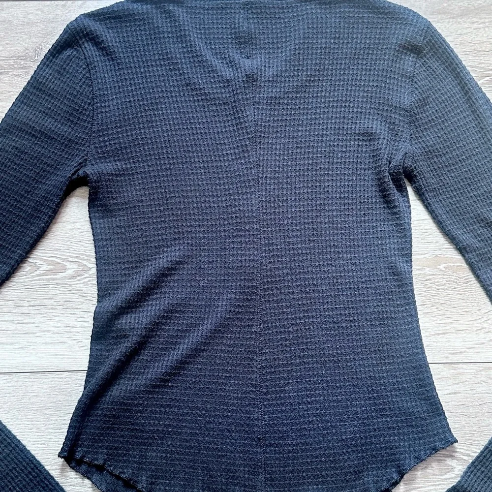 Intimately Free People One Of The Girls Long Sleeve Waffle Knit Thermal - Picture 15 of 15